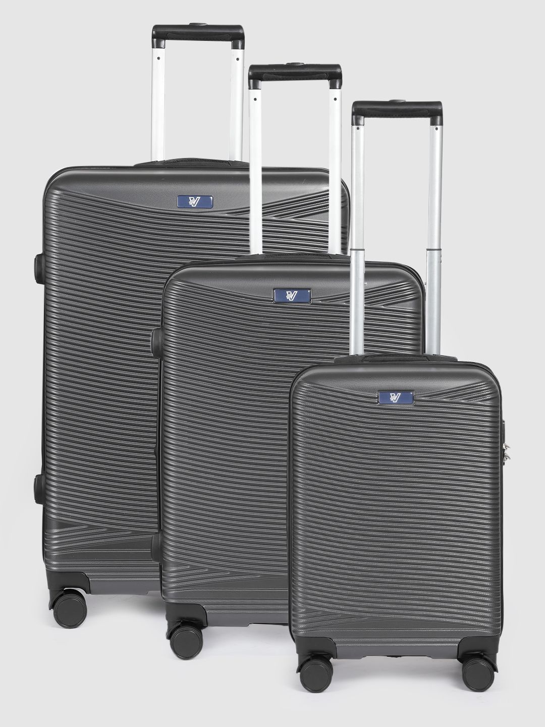 V By Verage Set of 3 Firestone 360-Degree Rotation Hard-Sided Trolley Bags 243L Myntra sale