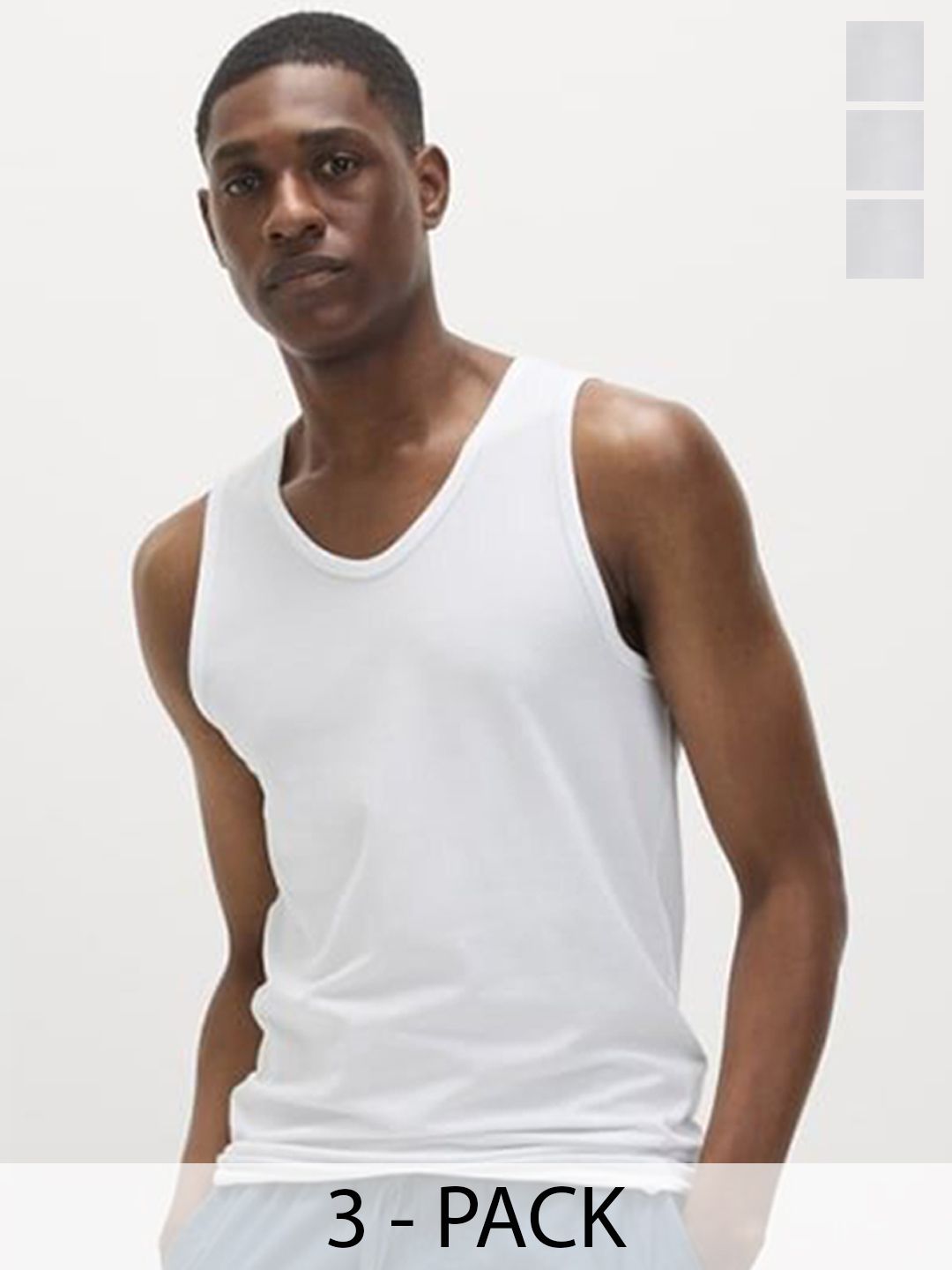Marks & Spencer 3 Pack Cotton Rich Cool & Fresh Vests Myntra sale