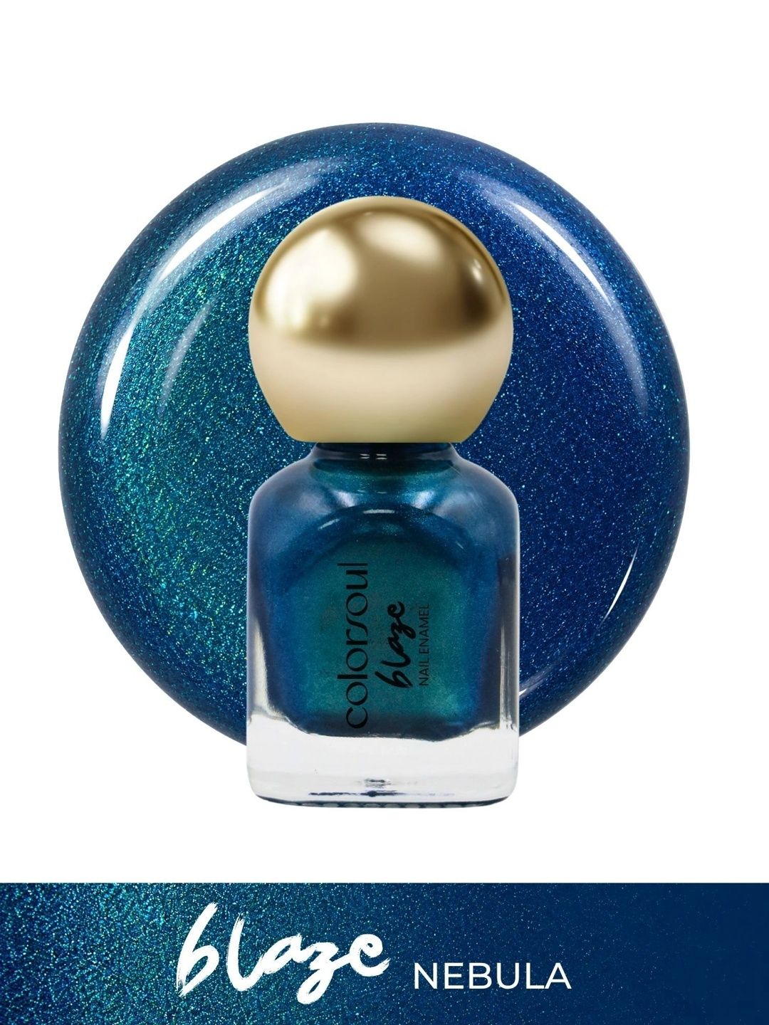 Colorsoul Blaze Light Reflective Nail Enamel - 12 ml - Nebula Myntra sale