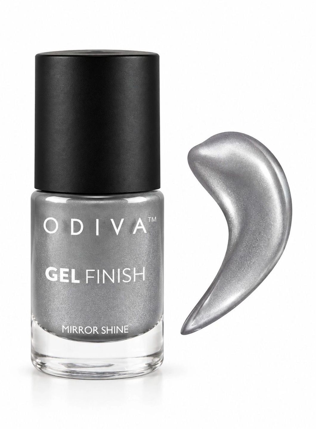 ODIVA Glitter Range Long-Lasting Nail Polish - 11 ml - Molten Silver Myntra sale