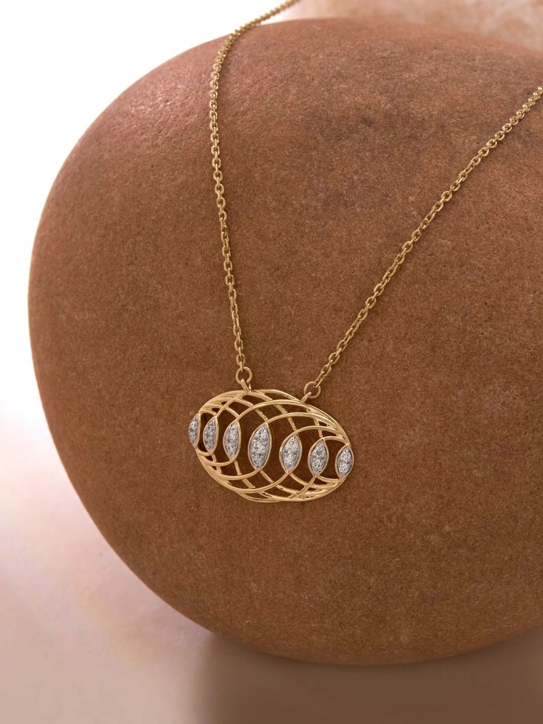 Mia by Tanishq 14KT Gold Necklace & Chains With 0.132 CT Natural Diamond-2.454 g Myntra sale