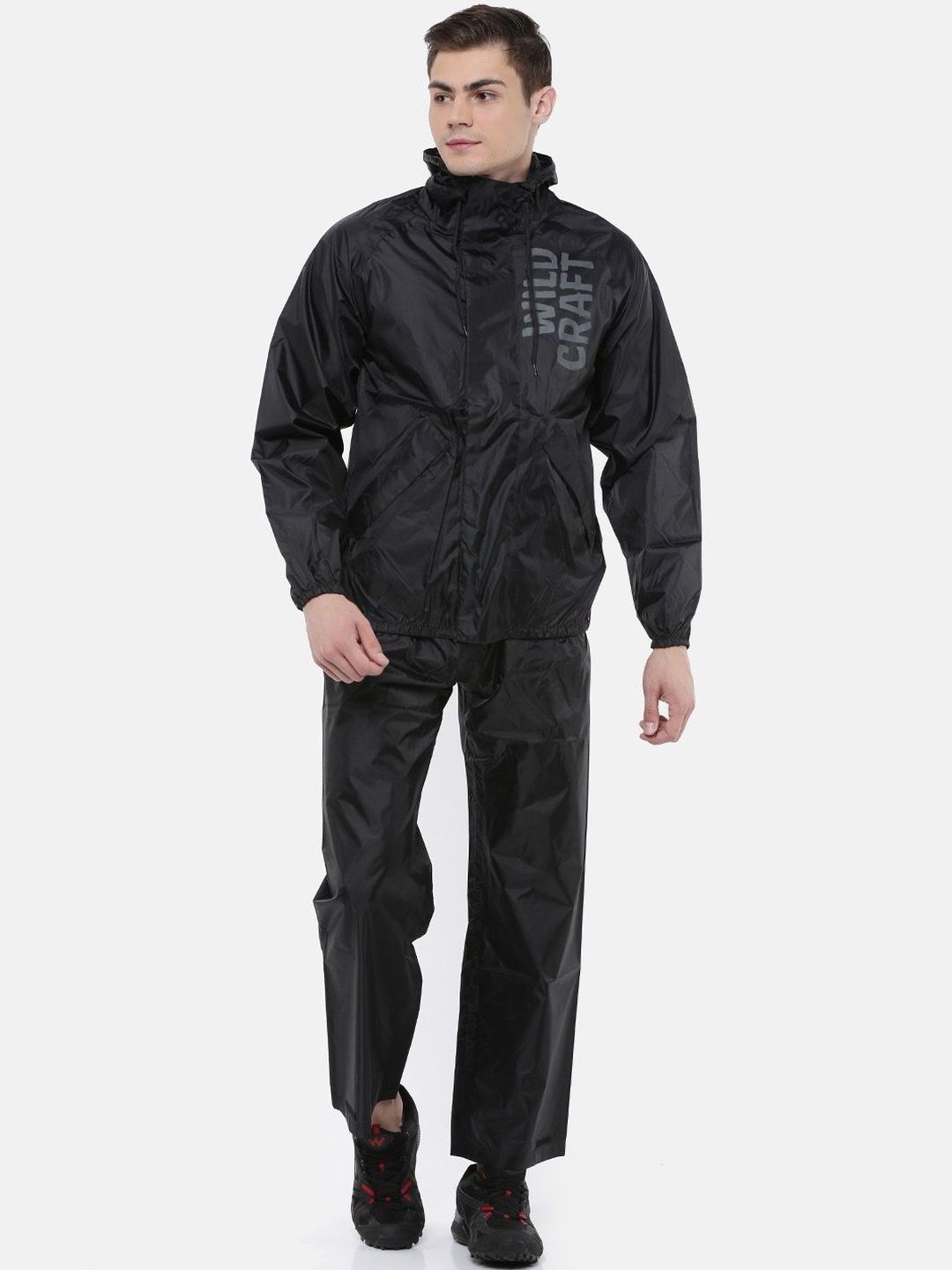 Wildcraft Unisex Printed Attached Hood Rain Suit Myntra sale