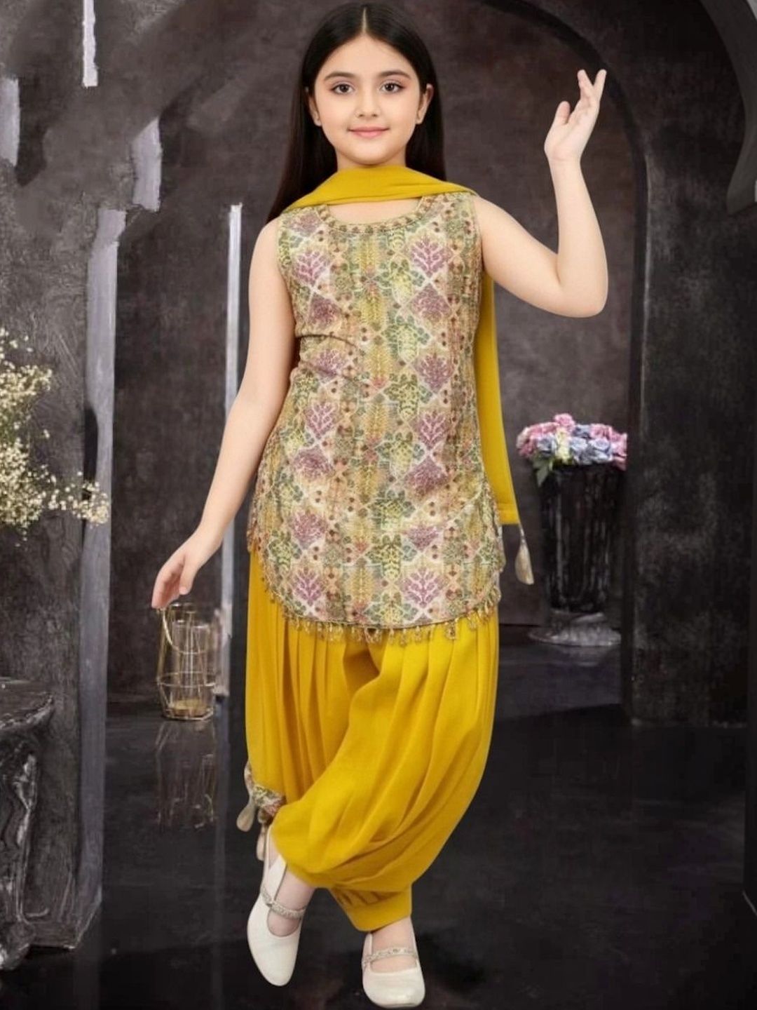 SUNCITY FASHION MART Girls Cotton Blend Myntra sale