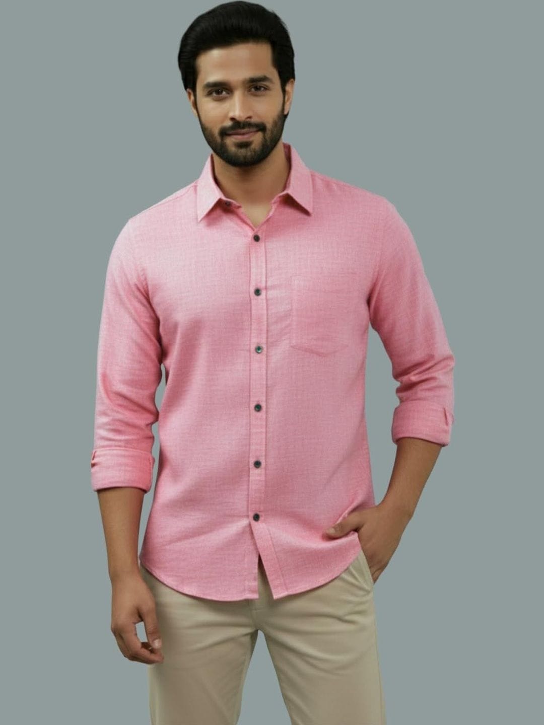 BULL FIRE Men Smart Slim Fit Casual Shirt Myntra sale
