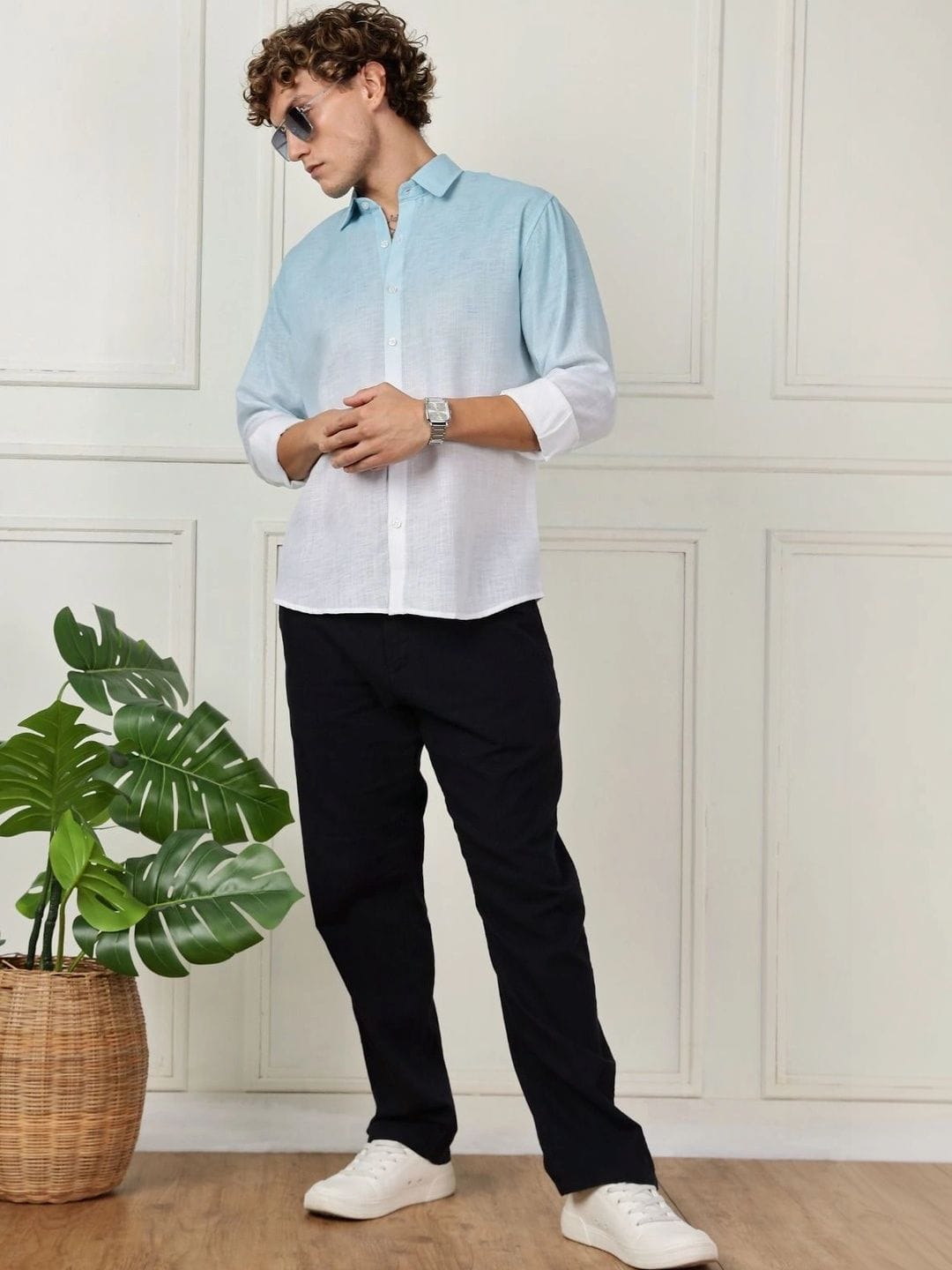 Vestirio Men Ombre Faded Casual Shirt Myntra sale