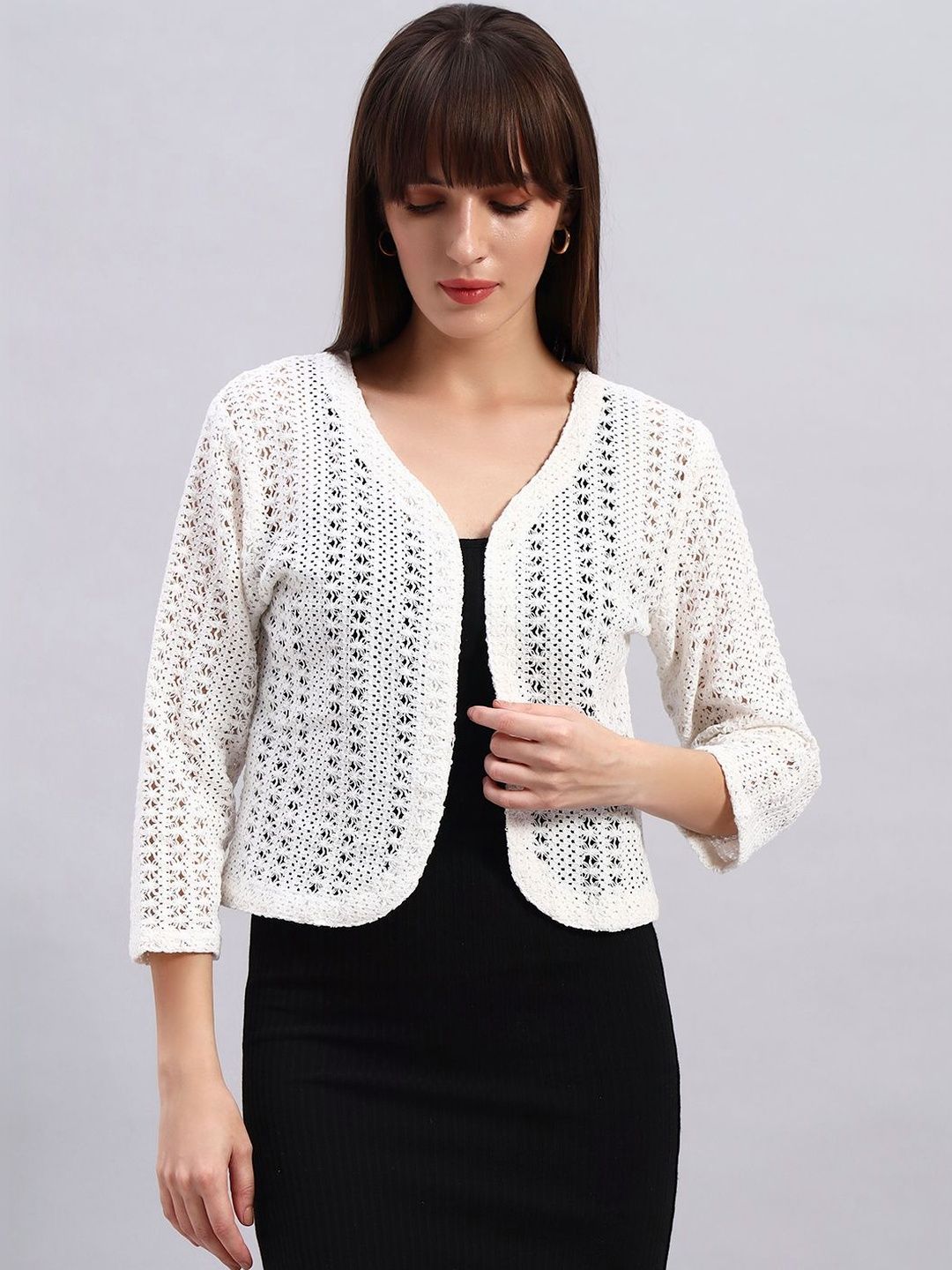 Fashion Senoraa Fashion Senoraa Women Crop Shrug Myntra sale