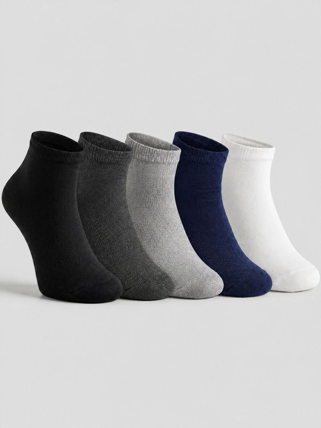 Moda Rapido Moda Rapido Men Pack of 5 Cotton Blend Ankle Length Socks Myntra sale