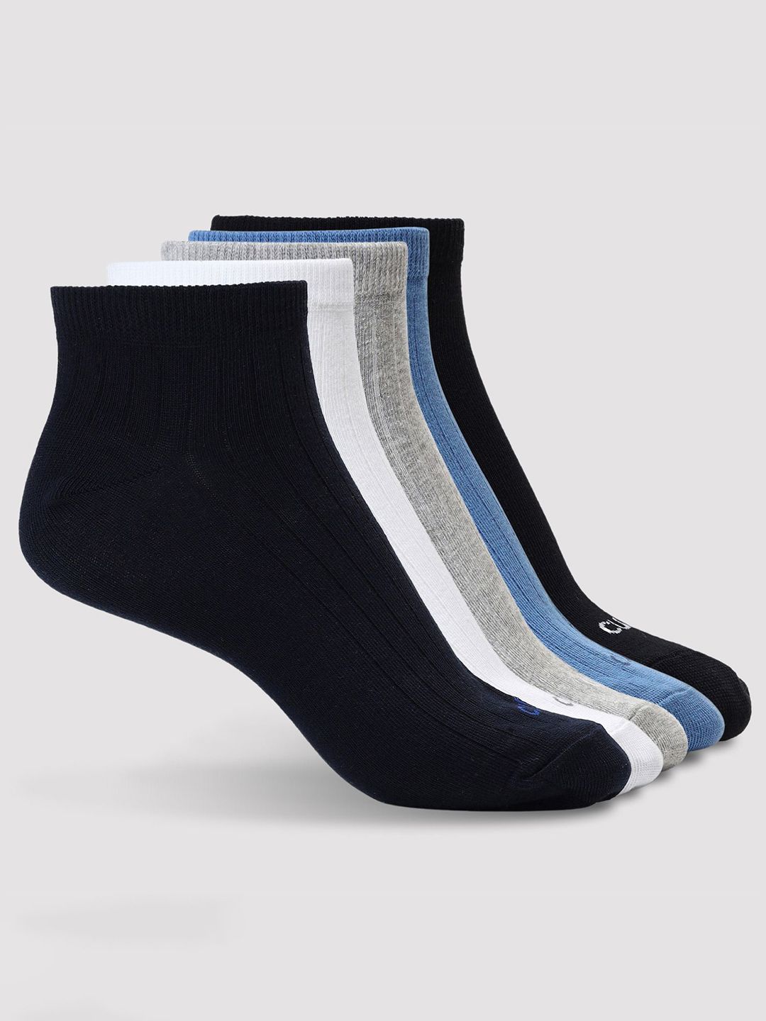 CULT Men Pack of 5 Low Ankle Cotton Multi Colour Socks Myntra sale