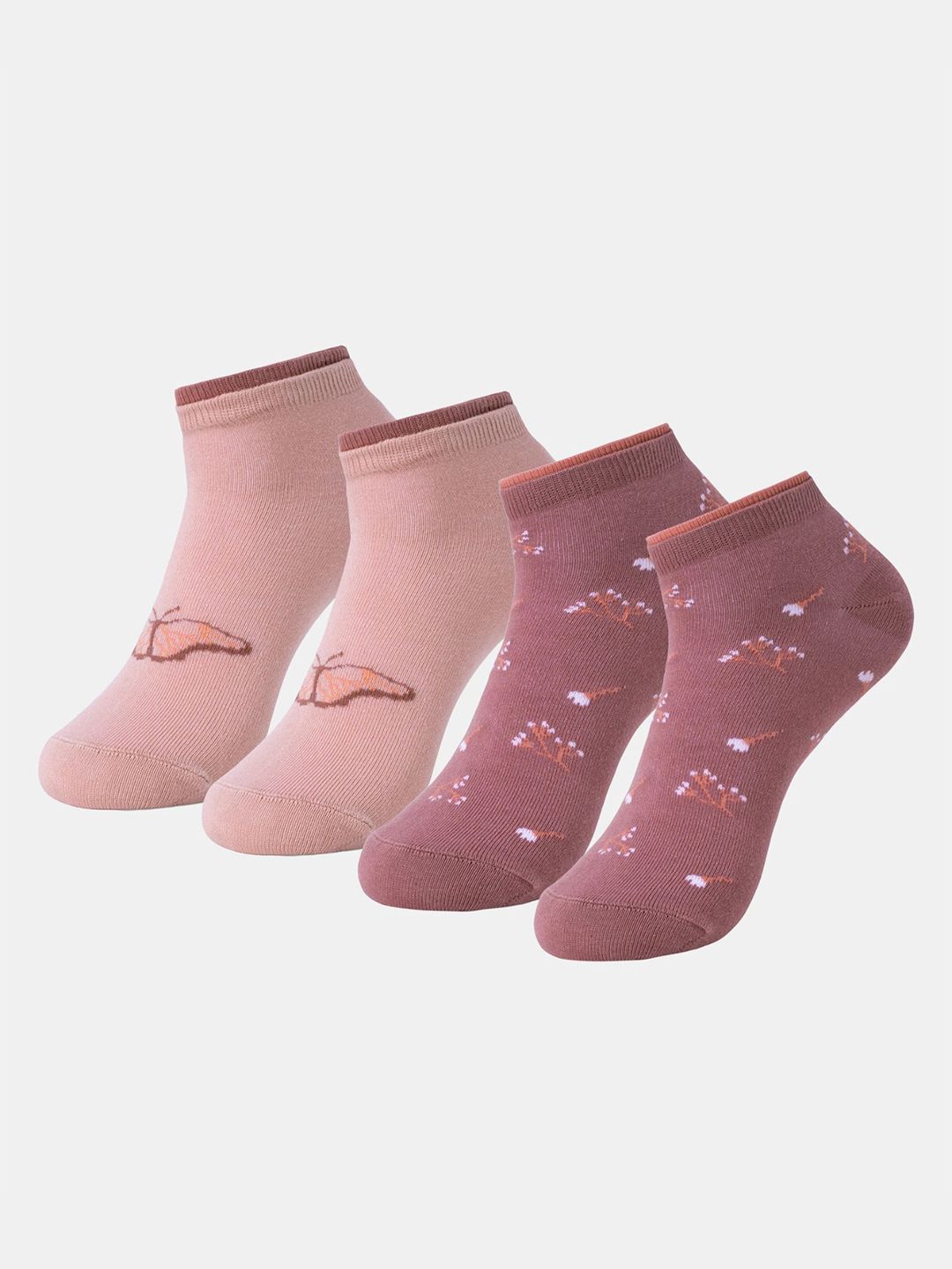 Jockey Pack of 2 Compact Cotton Stretch Low Show Socks with StayFresh Treatment - 7480 Myntra sale