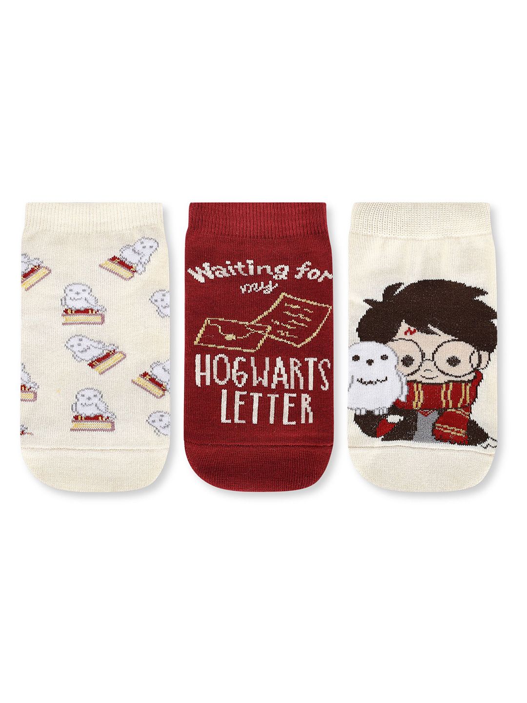 Socksxpress Harry Potter Pack of 3 Women Lowcut Ankle Socks Myntra sale