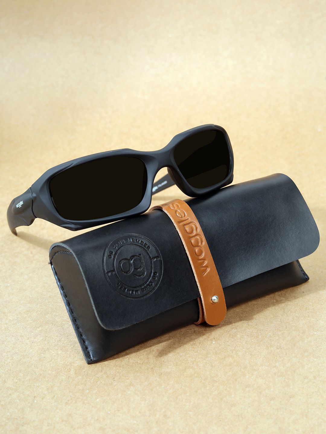Woggles Unisex Rectangle Sunglasses with Polarised Lens Myntra sale