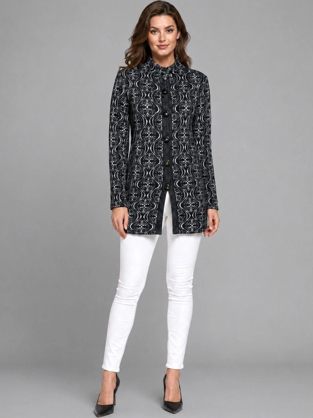 Chatanya Women Printed Longline Pullover Myntra sale
