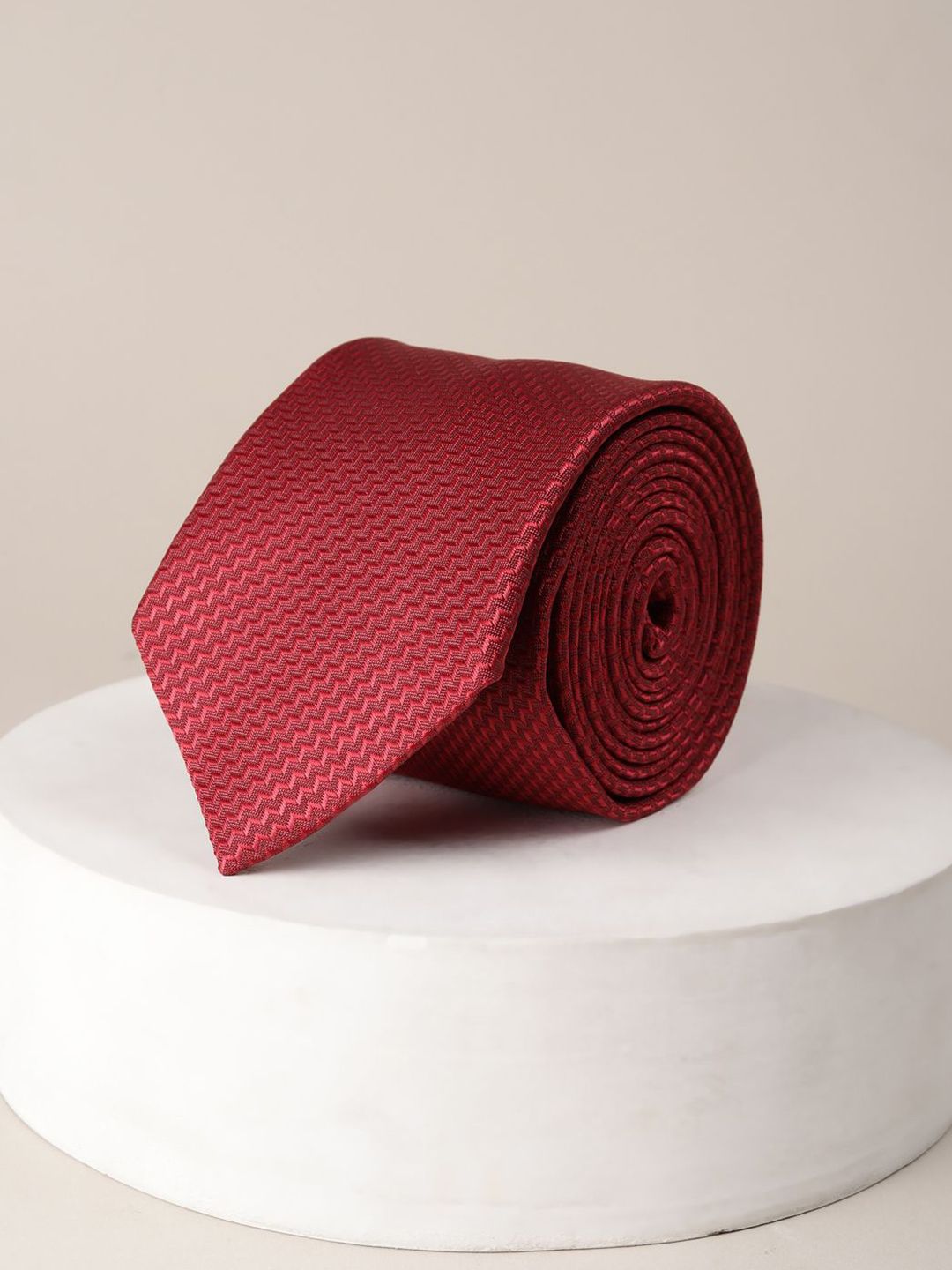 Allen Solly Men Woven Design Broad Tie Myntra sale