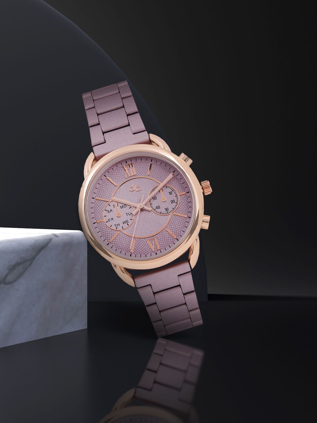 DressBerry Women Mauve Analogue Watch Myntra sale