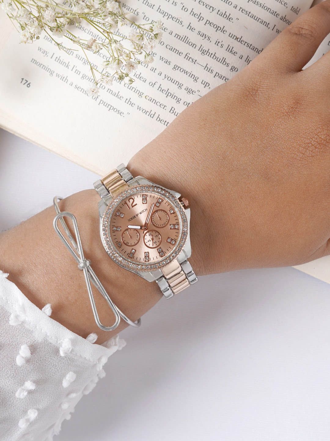 JOKER & WITCH Women Psalm Watch Gift Set JWBS899 Myntra sale