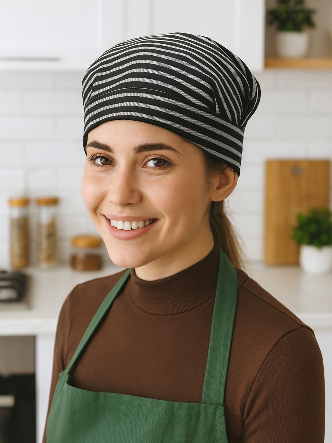 Kuber Industries Unisex Printed Adjustable & Breathable Kitchen Hat for Cooks Beanie Myntra sale