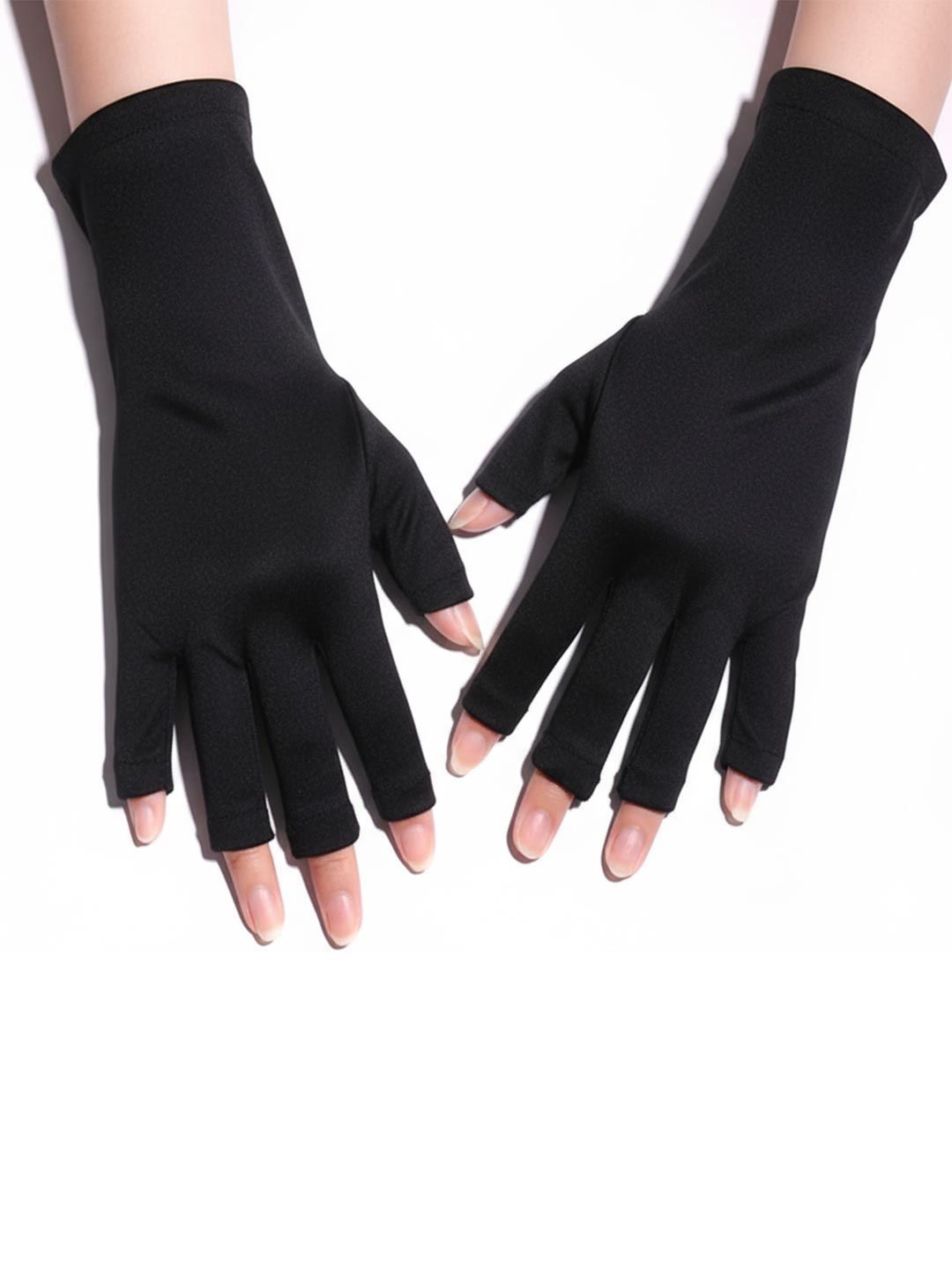 NAILWIND UV Protection Manicure Gloves - Black Myntra sale