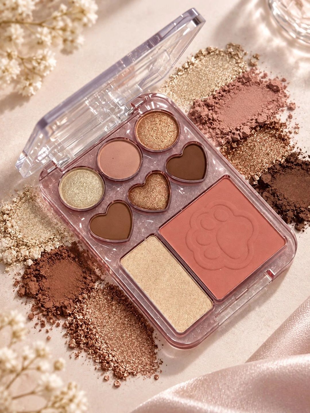 color strokes Eyeshadow Highlighter Blusher Palette - 15 g - 02 Myntra sale