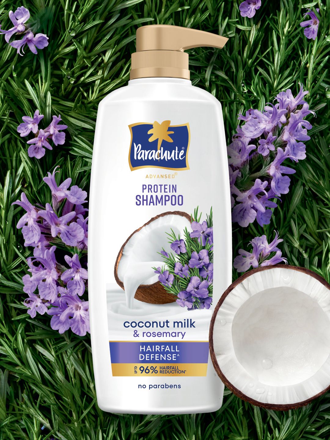 Parachute Advansed Hairfall Defense Protein Shampoo with Coconut Milk & Rosemary - 1 L Myntra sale