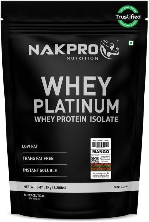 Nakpro Platinum Whey Protein Isolate on Healthkart