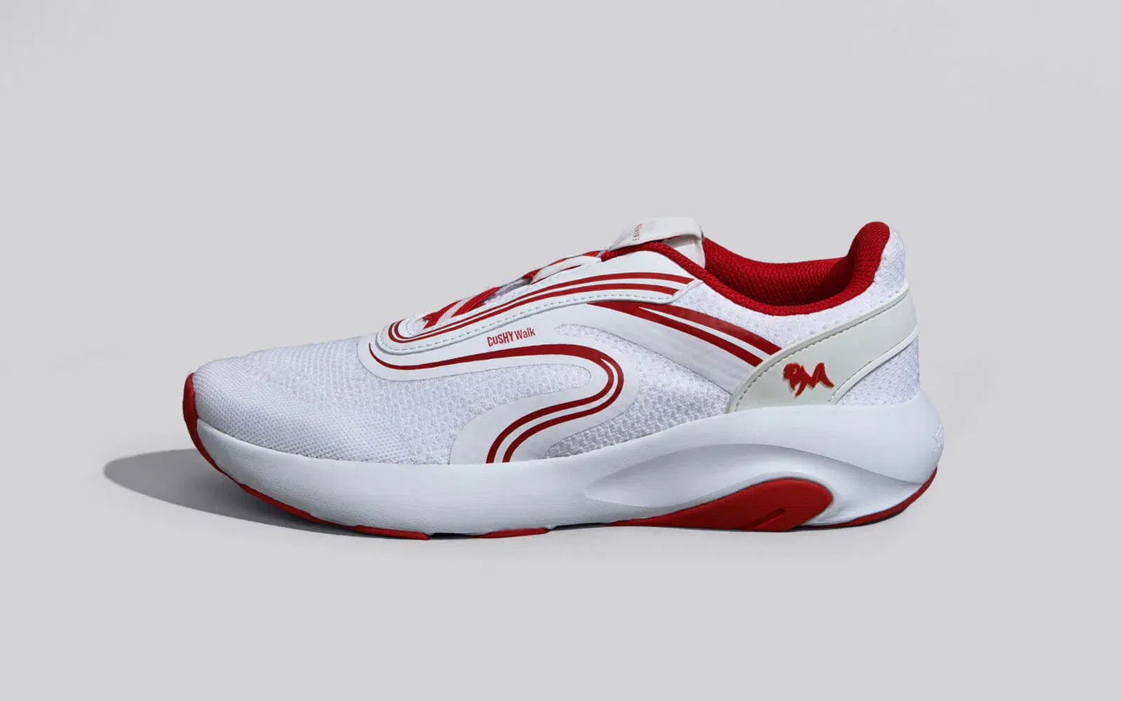 Neemans Begin Walk Unwind Slip Ons, White-Red Neemans sale