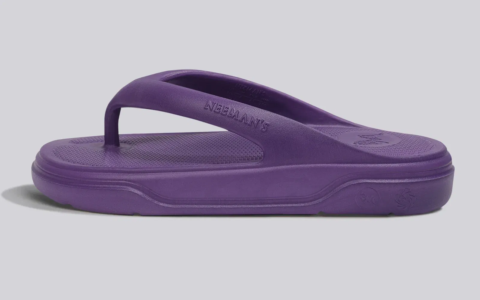Neeman's Cushers Flips For Men, Pansy Purple Neeman's sale