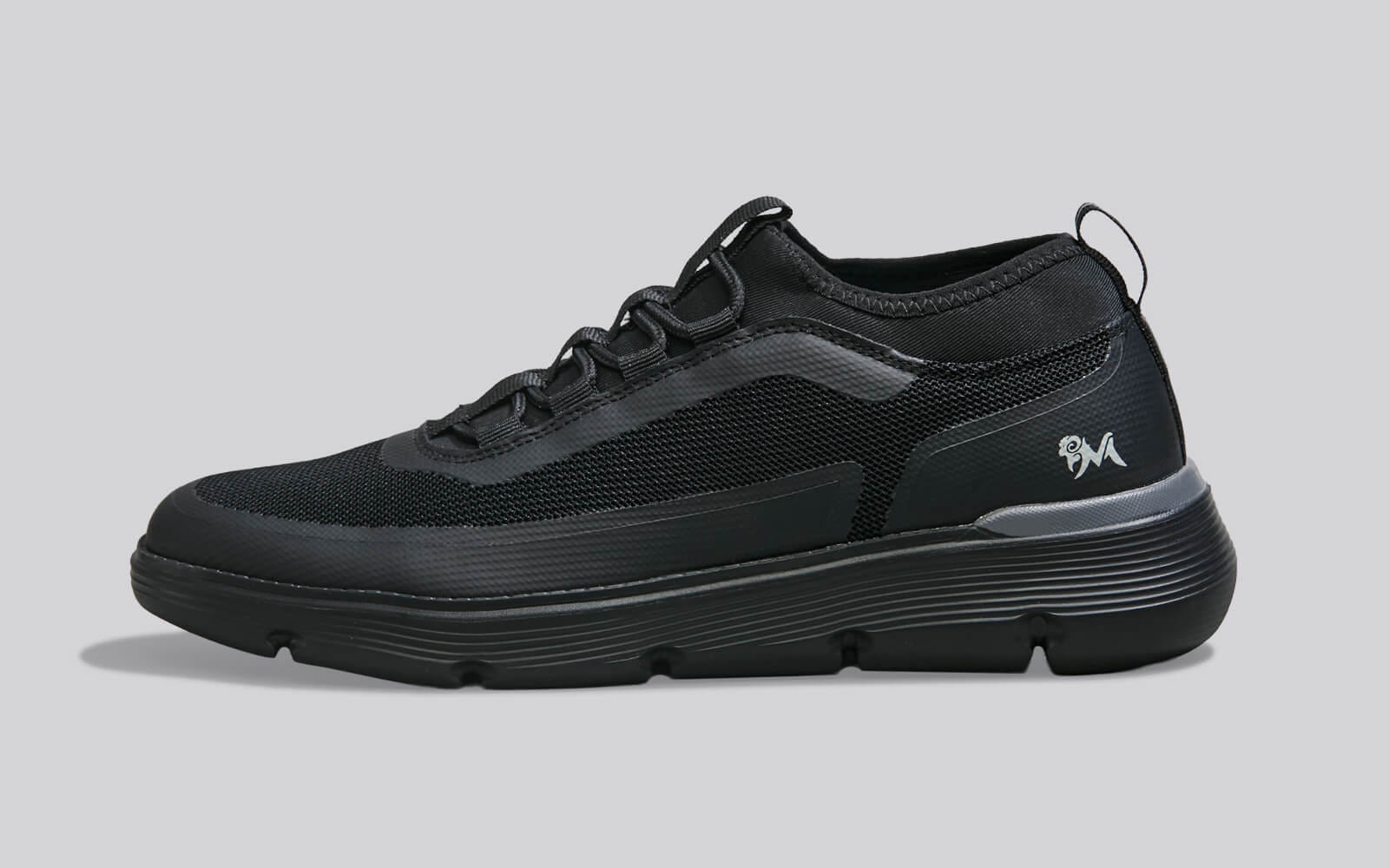 Neeman's Mid-Top Sneakers, Black Neeman's sale