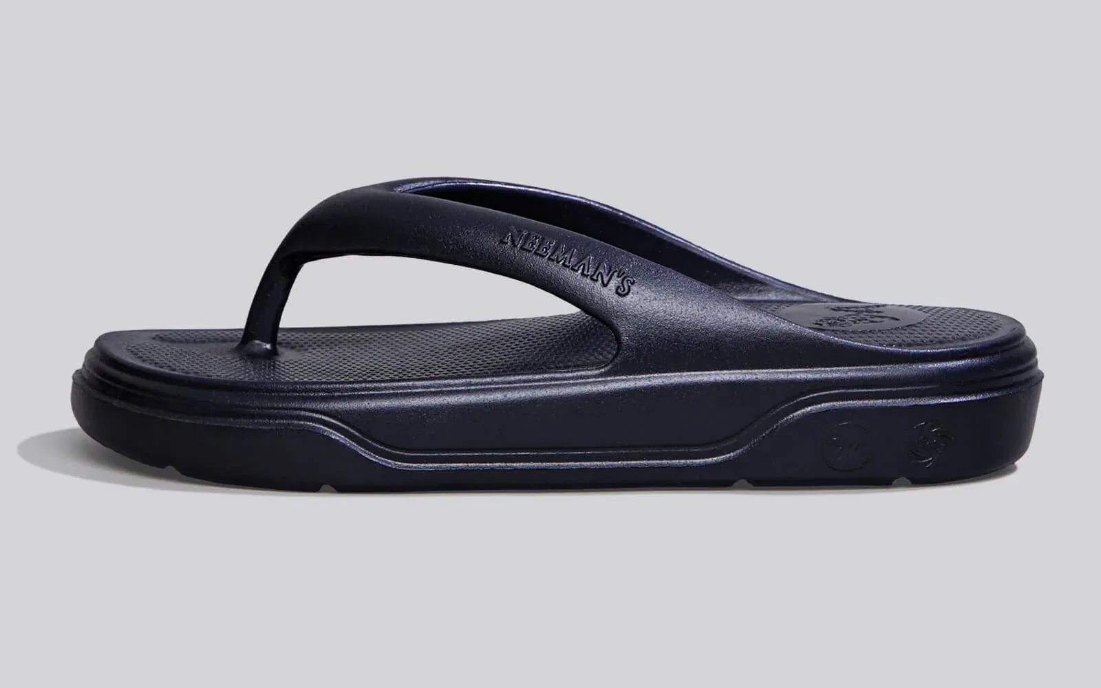 Neemans Cushers Flips for Men, Black Neemans sale
