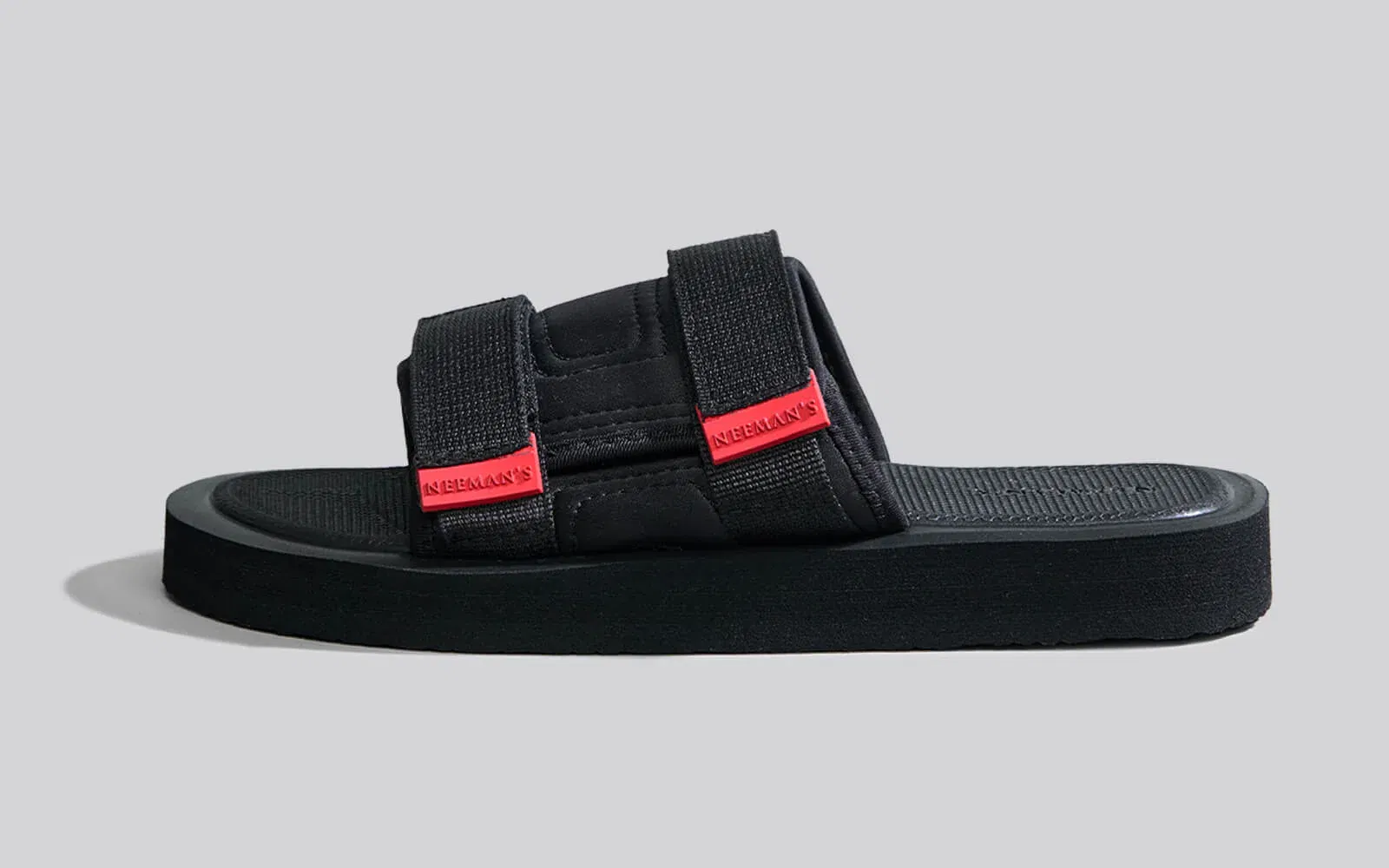 Neemans Breezy Fluff Sandals, Black Neemans sale