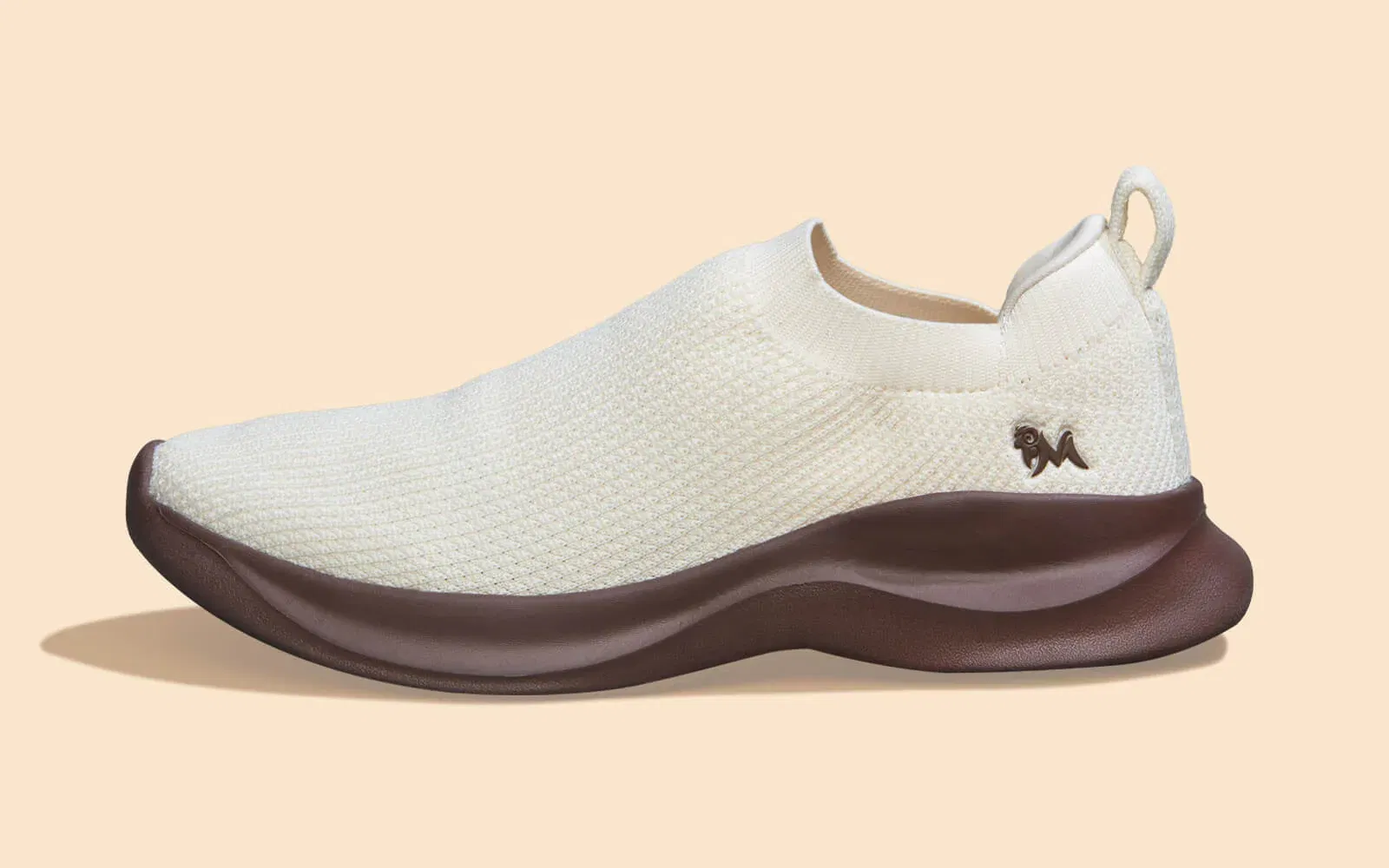 Neemans Cloud Flex Slip Ons, Ivory Brown Neemans sale