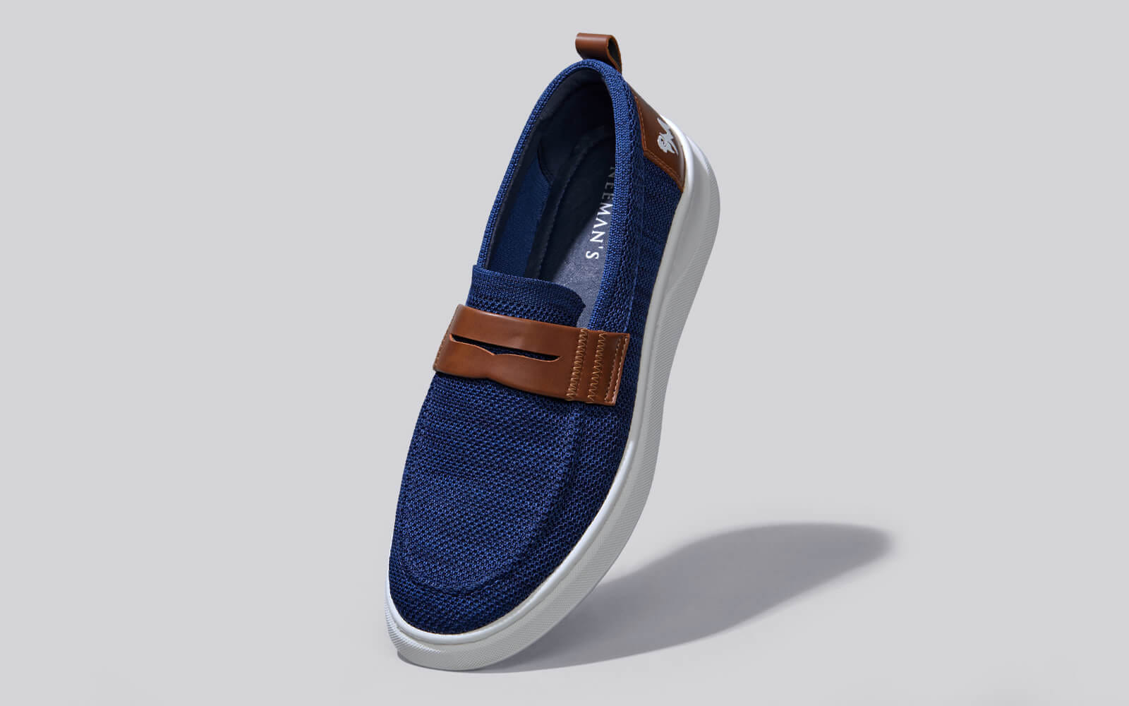 Neemans Brunch Loafers, Navy and Tan Neemans sale