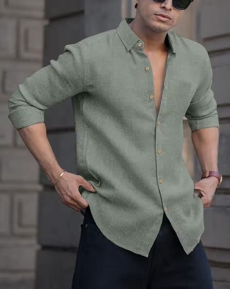 Neonomad Men Regular Fit Shirt Grey