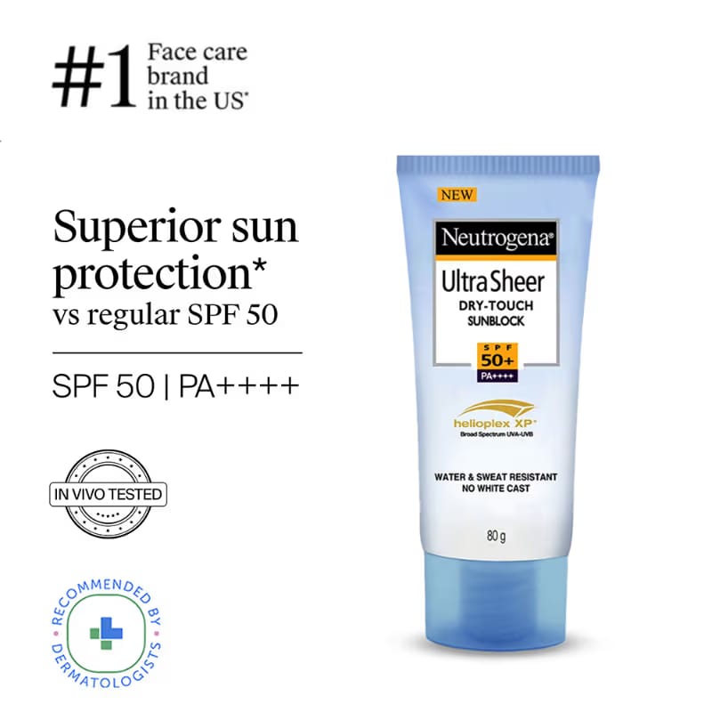 Neutrogena Ultrasheer SPF 50+ Sunscreen