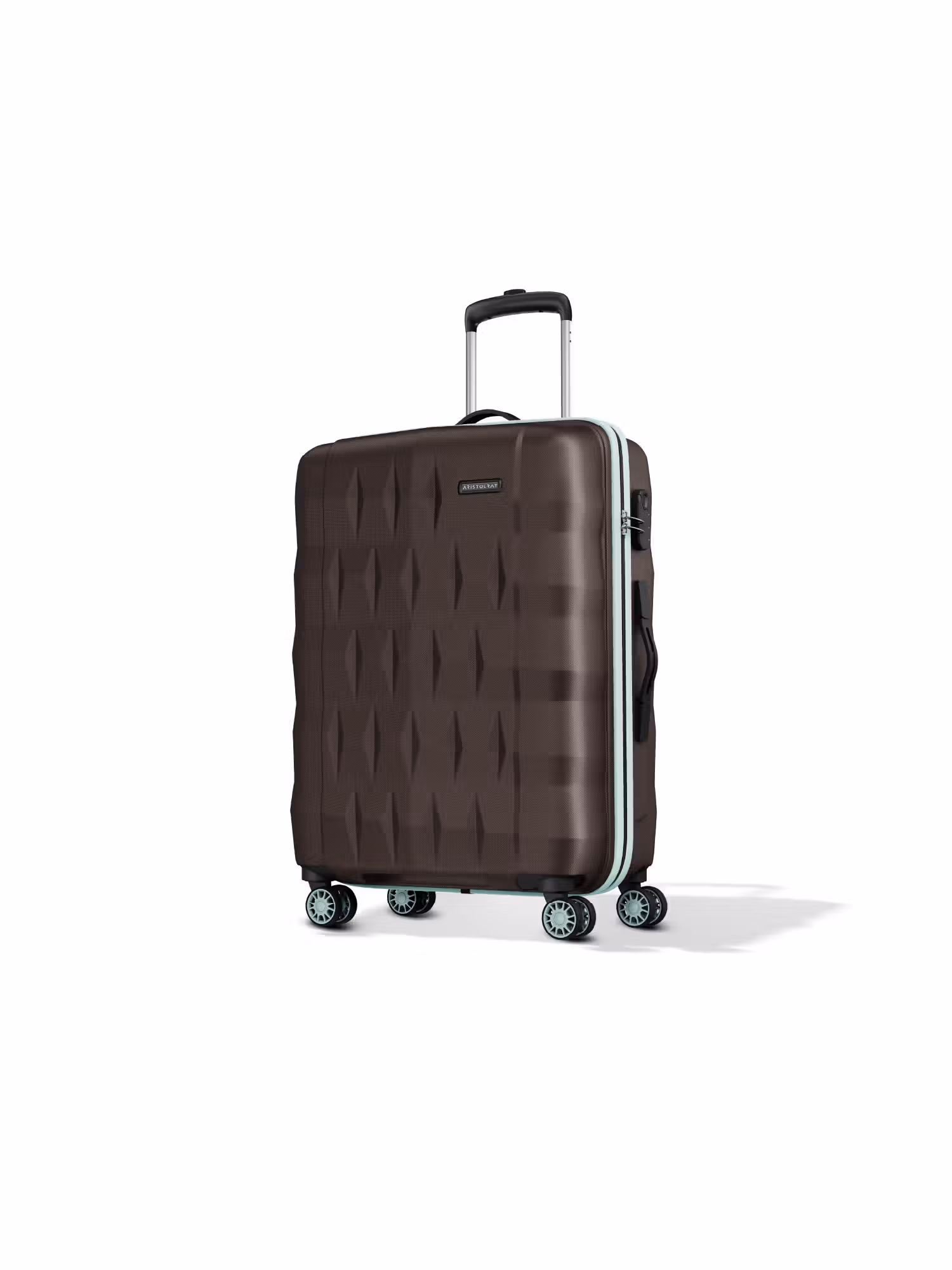 Aristocrat Unisex Comet Champagne Hard Luggage Trolley Bag - Brown Nykaa Fashion sale