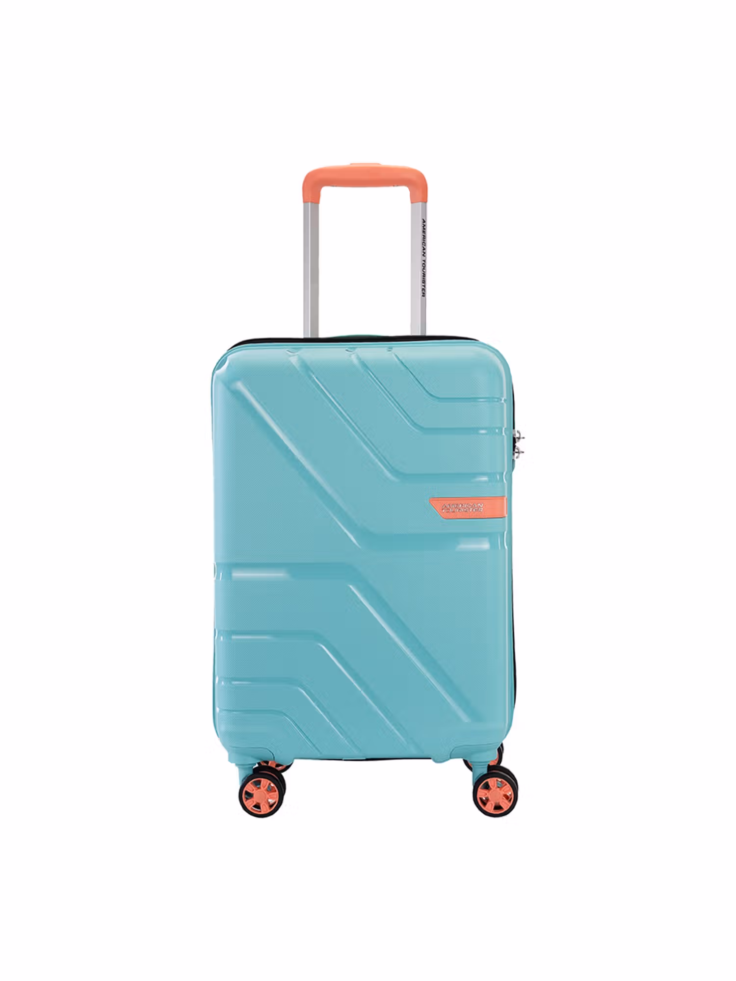 American Tourister Upland Sport Solid 8 Spinner Wheel Hard Side Trolley Bag - Blue Nykaa Fashion sale
