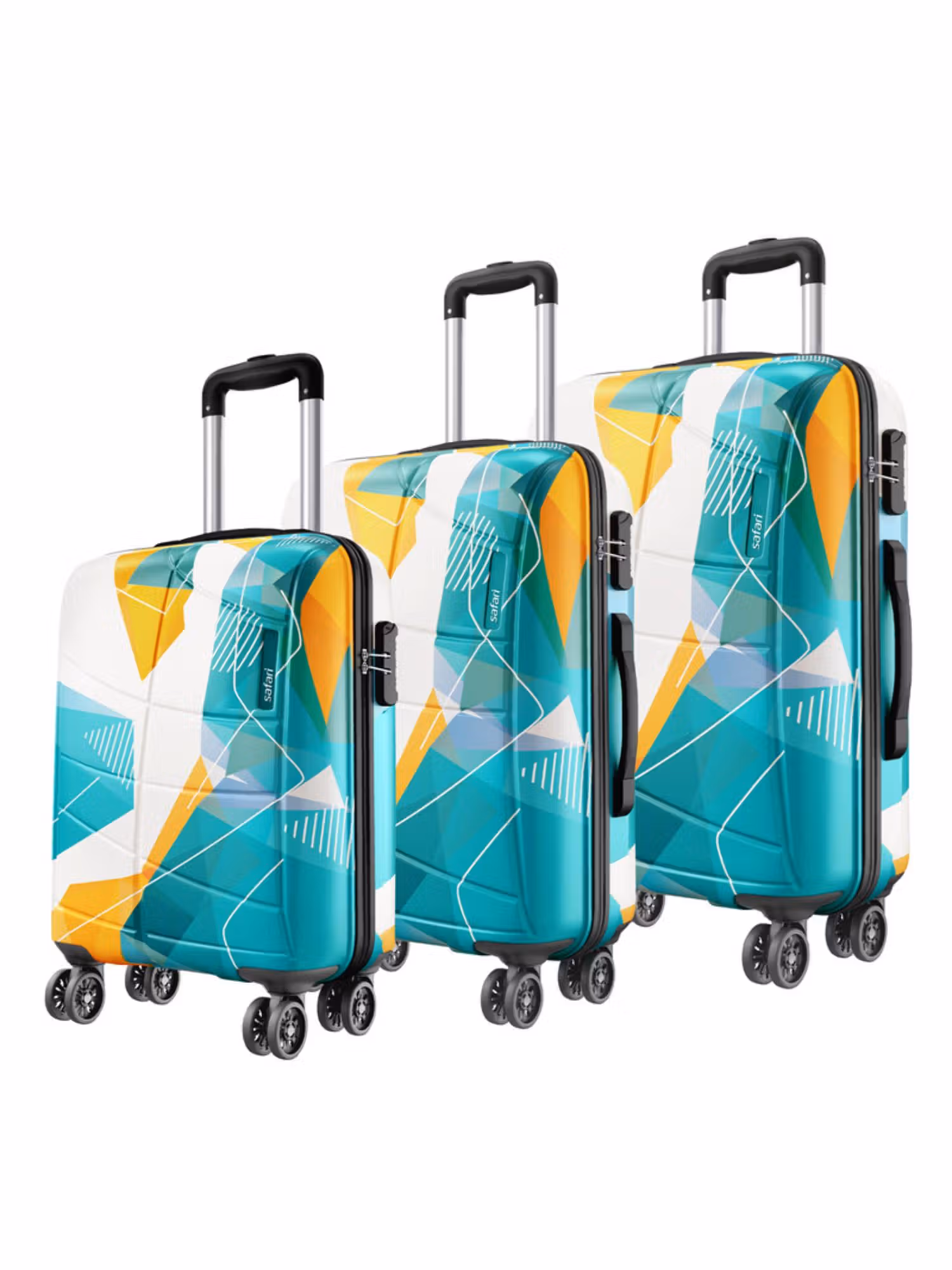Safari Luma Neo Hard Polycarbonate Trolley Bags (S/M/L) Nykaa Fashion sale
