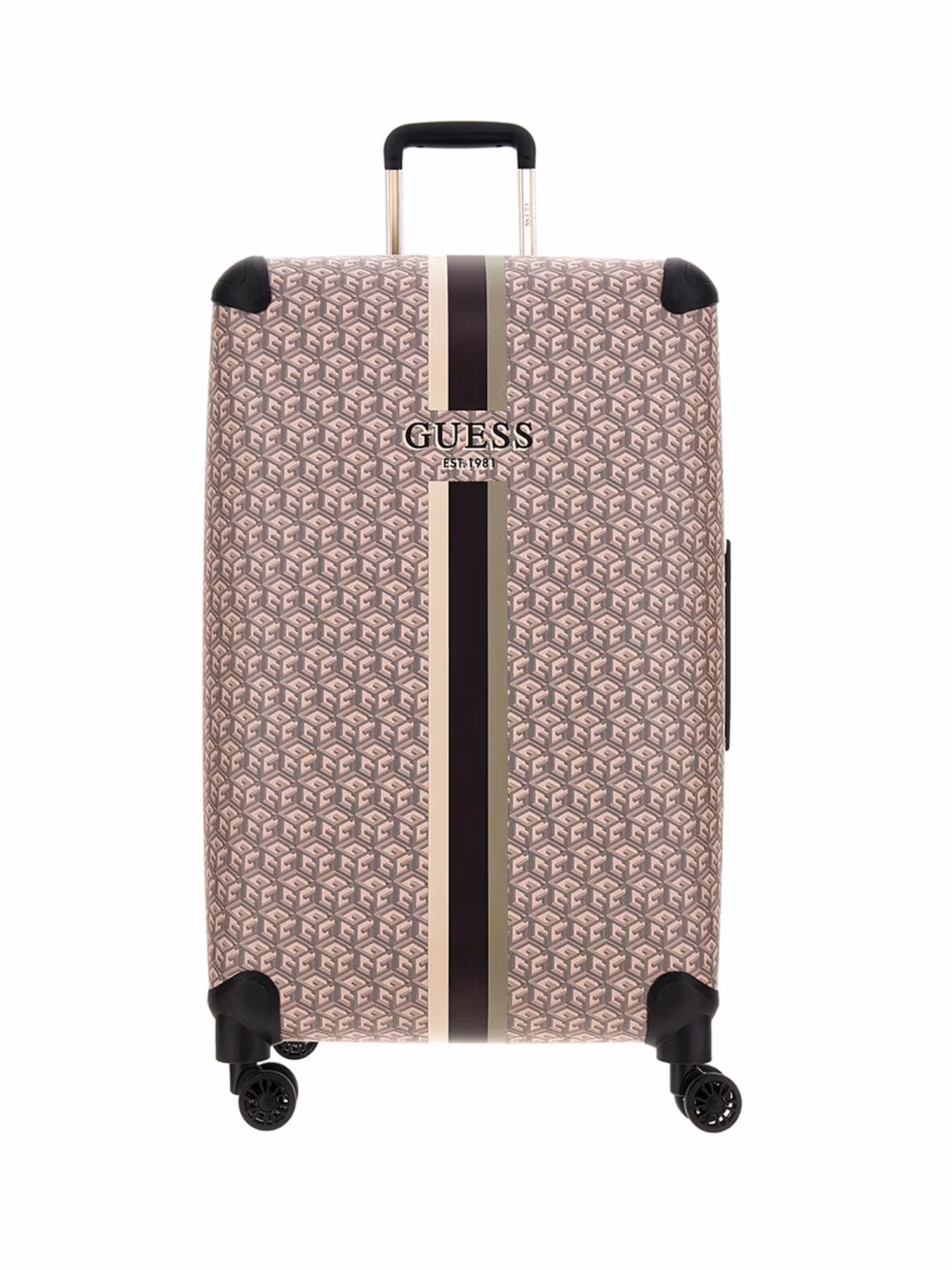 Guess Pink Geometric Wilder 28 In 8-Wheeler Trolley Bag Nykaa Fashion sale