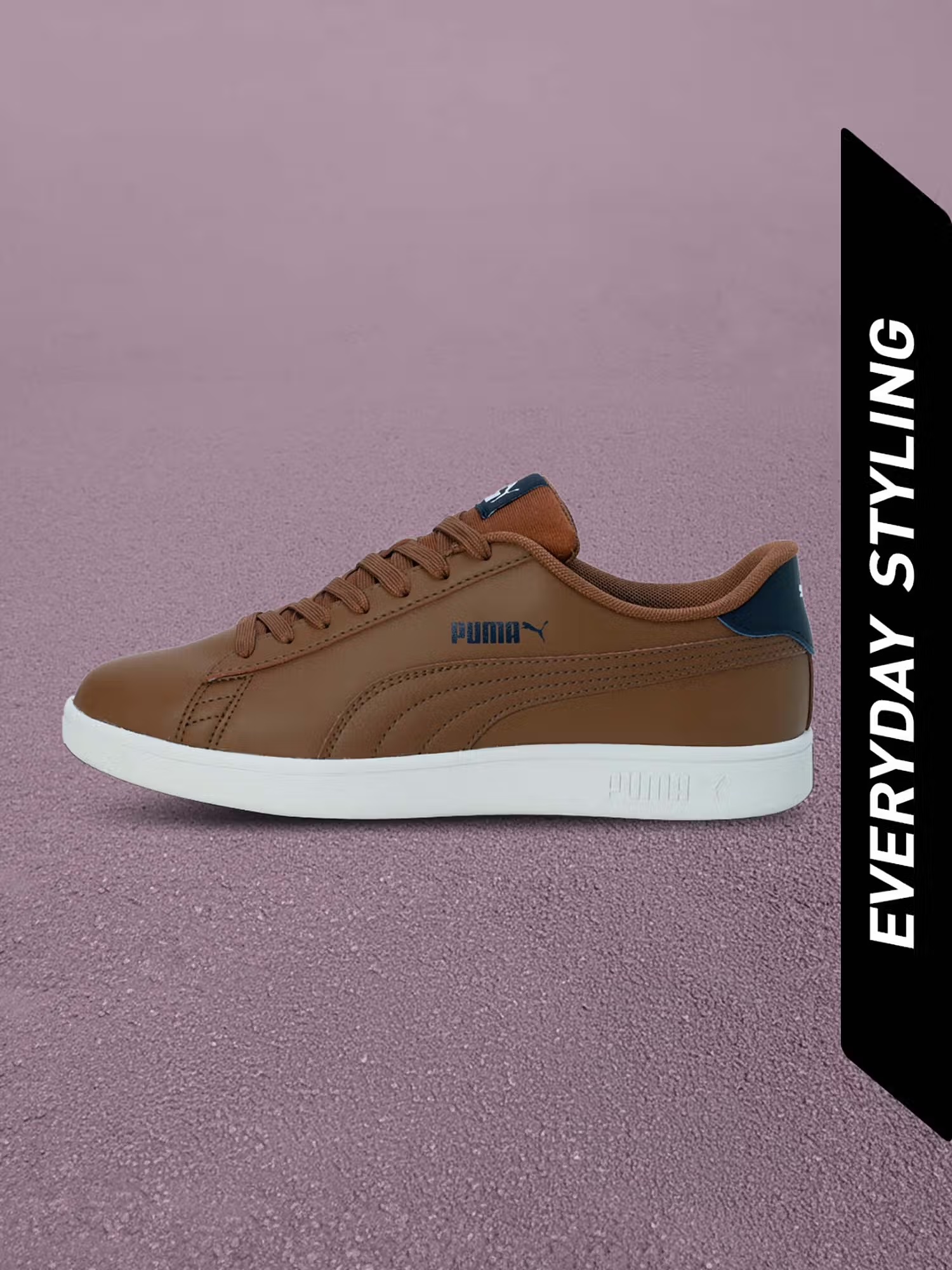 Puma Smashic Unisex Brown Sneakers Nykaa Fashion sale