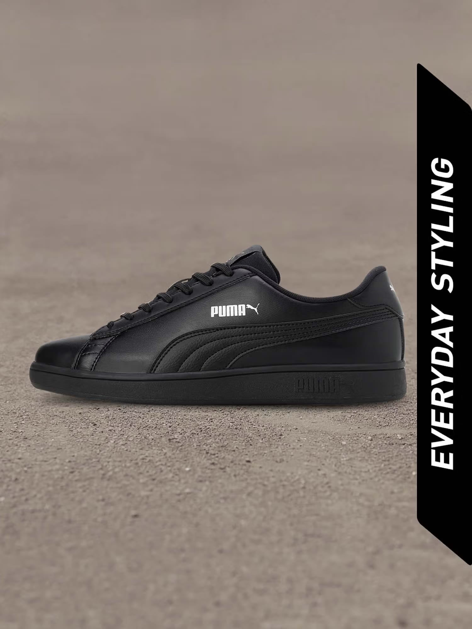 Puma Smashic Unisex Black Sneakers Nykaa Fashion sale