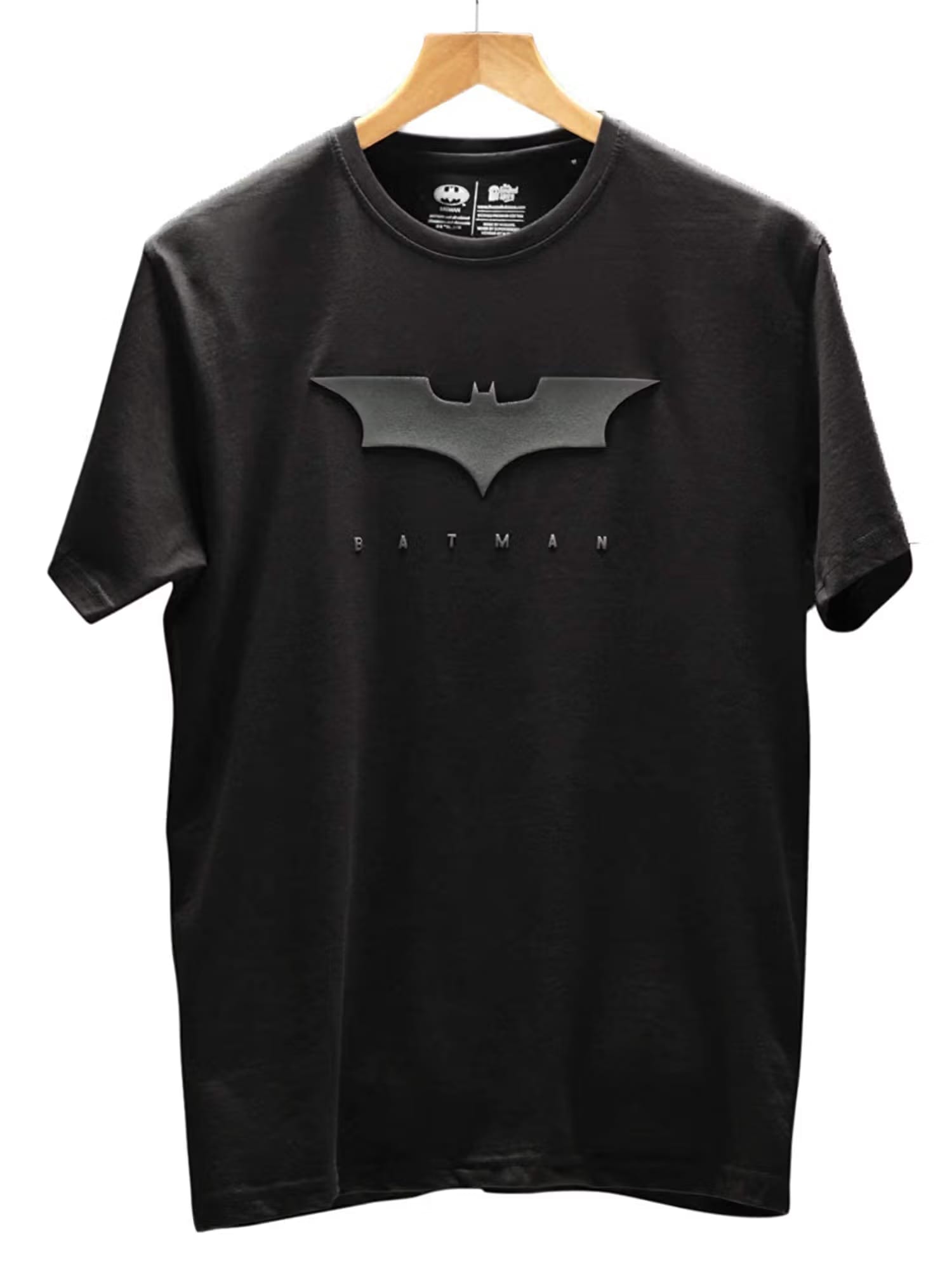 The Souled Store Men Official Batman 3D Logo Black T-Shirt Nykaa Fashion sale