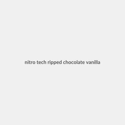 MuscleTech Nitro-Tech Ripped Double Rich Chocolate 4 lbs