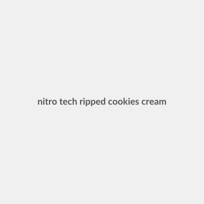 MuscleTech Nitro-Tech Ripped Cookies and Cream 4 lbs