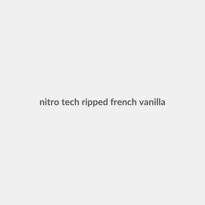 MuscleTech Nitro-Tech Ripped French Vanilla Swirl 4 lbs