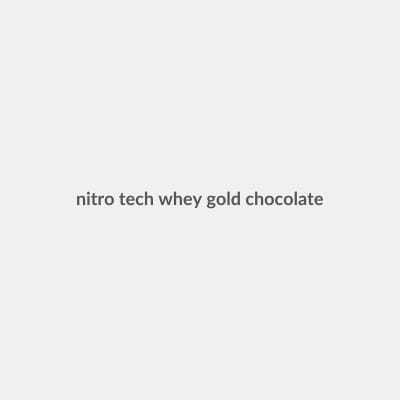 MuscleTech Nitro-Tech 100% Whey Gold
