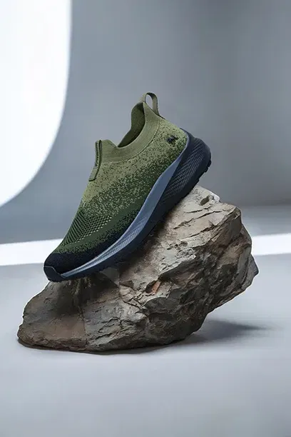 Neeman's Cotton Slip-Ons (Olive)