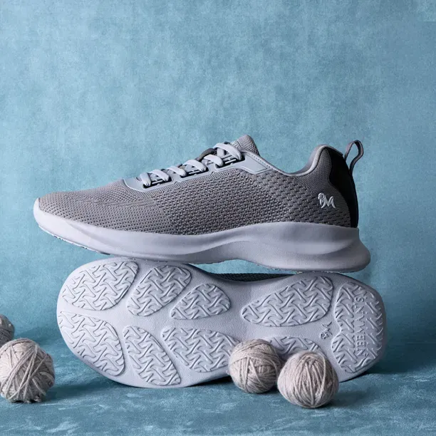 Neeman's Knit Sneakers (Grey Knit)