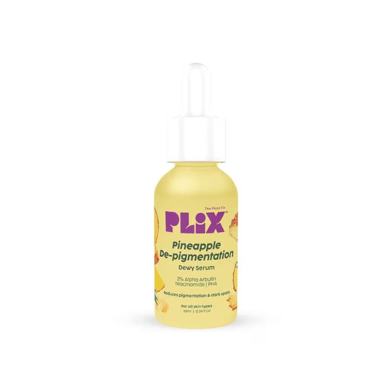Plix 2% Alpha Arbutin Pineapple Serum for Pigmentation & Dark Spot Reduction Nykaa sale