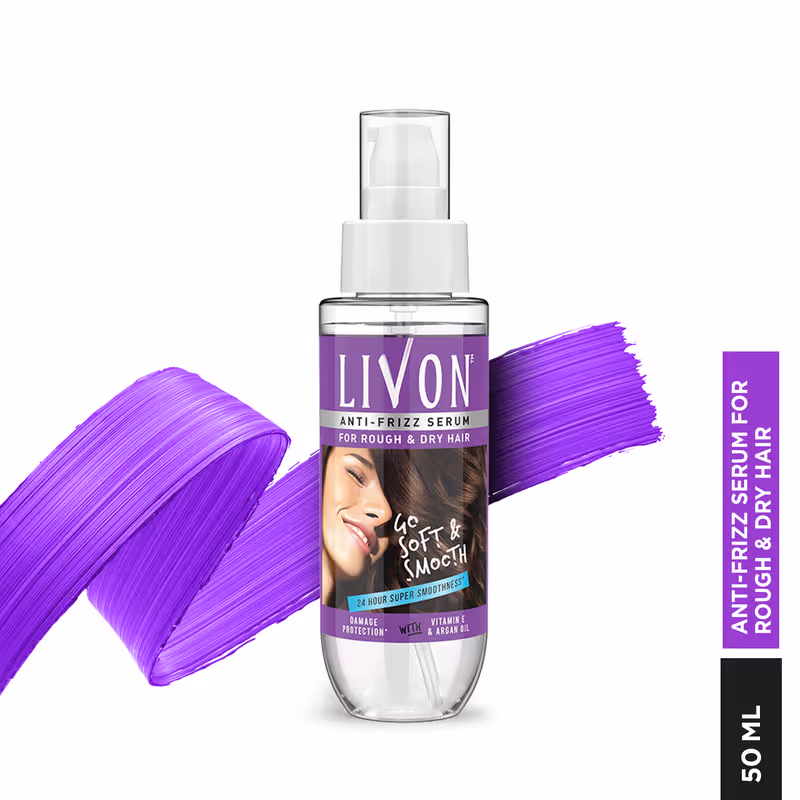 Livon Hair Serum for Women for Dry and Rough Hair 24-Hour Frizz-Free\Smoothness Nykaa sale