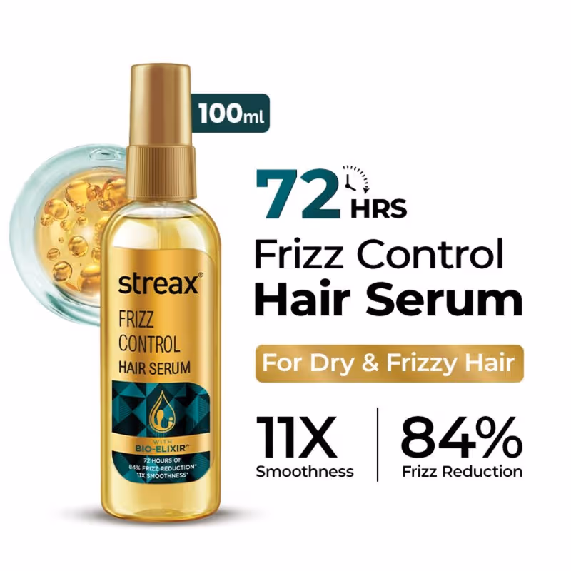 Streax Anti Frizz Hair Serum With Bio-Elixir Nykaa sale