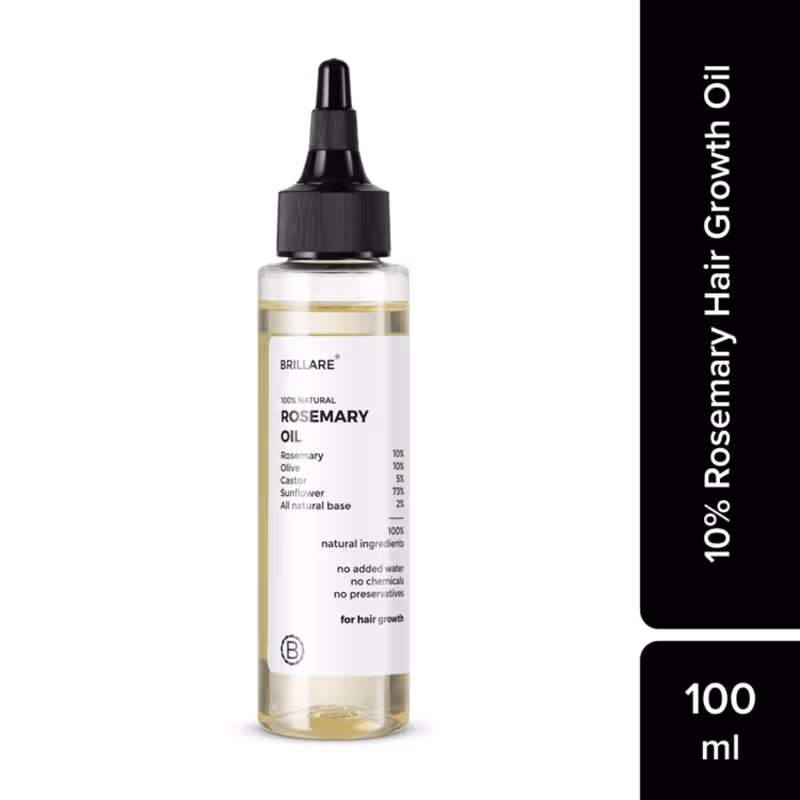 Brillare 10% Rosemary Hair Oil for Hair Growth Reduces Hair Fall & Strengthens Hair Nykaa sale